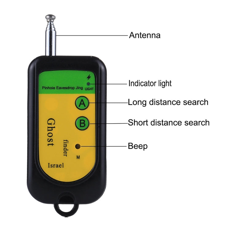 Detector de fantasmas, Detector RF de errores de señal, escáner, Monitor, comprobador, cámara de vigilancia estenopeica, dispositivo inalámbrico, Ghost Detector