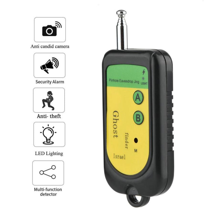 Detector de fantasmas, Detector RF de errores de señal, escáner, Monitor, comprobador, cámara de vigilancia estenopeica, dispositivo inalámbrico, Ghost Detector