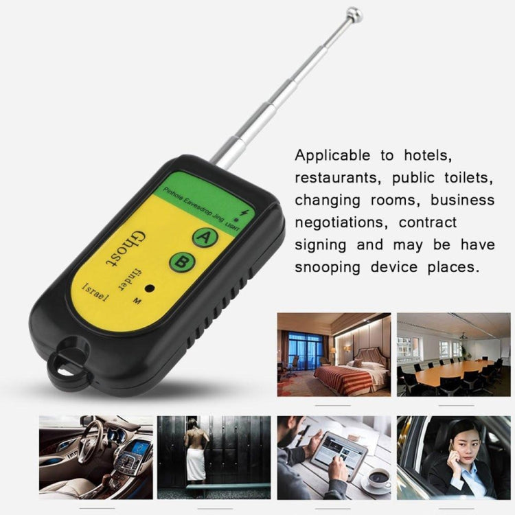 Detector de fantasmas, Detector RF de errores de señal, escáner, Monitor, comprobador, cámara de vigilancia estenopeica, dispositivo inalámbrico, Ghost Detector