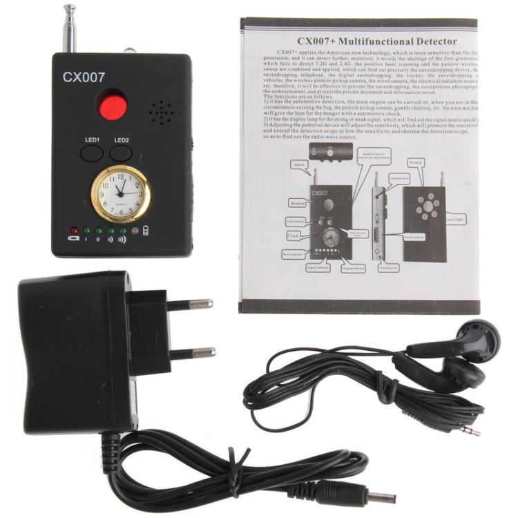 Detector integral de rango completo Detector de audio y video, CX007