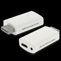 Convertidor HDMI Full HD 1080P para Wii, tamaño: 73 x 37 x 20 mm