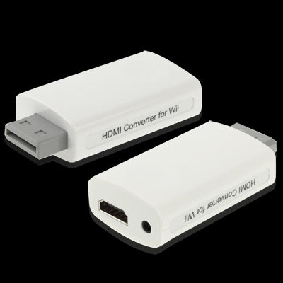 Convertidor HDMI Full HD 1080P para Wii, tamaño: 73 x 37 x 20 mm