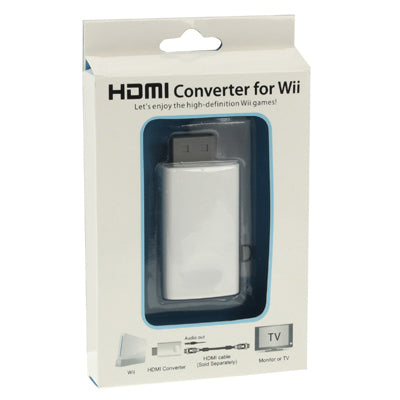 Convertidor HDMI Full HD 1080P para Wii, tamaño: 73 x 37 x 20 mm