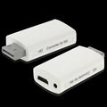 Convertidor HDMI Full HD 1080P para Wii, tamaño: 73 x 37 x 20 mm