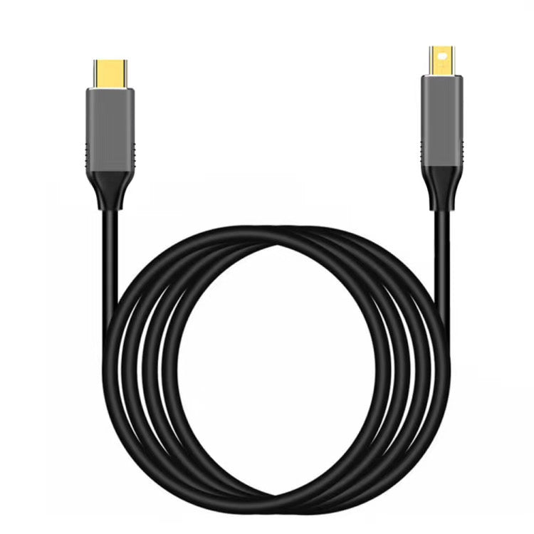 Cable adaptador Mini DisplayPort macho a USB-C / Type-C macho de 1,8 m