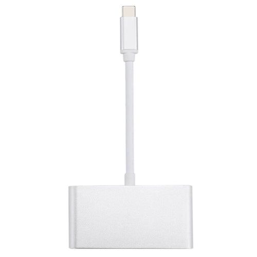 4 en 1 3 puertos USB 3.0 y adaptador divisor de concentrador USB-C / Type-C hembra a USB-C / Type-C macho, 3xUSB 3.0+Type-c