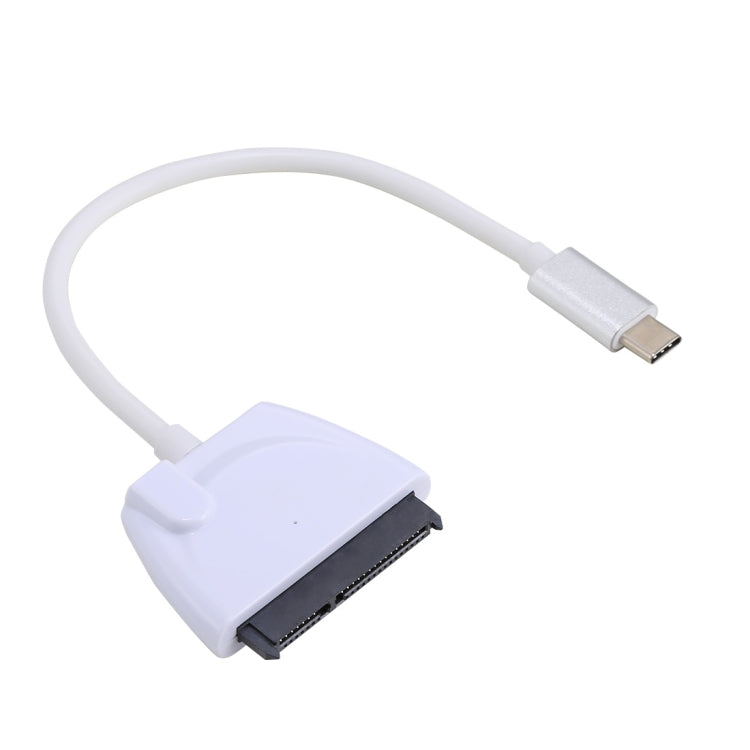 Convertidor de cable adaptador de disco duro USB-C / Type-C a SATA de 22 pines, longitud total: aproximadamente 23 cm