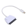 Convertidor de cable adaptador de disco duro USB-C / Type-C a SATA de 22 pines, longitud total: aproximadamente 23 cm