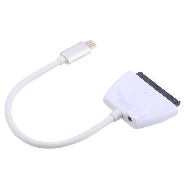Convertidor de cable adaptador de disco duro USB-C / Type-C a SATA de 22 pines, longitud total: aproximadamente 23 cm
