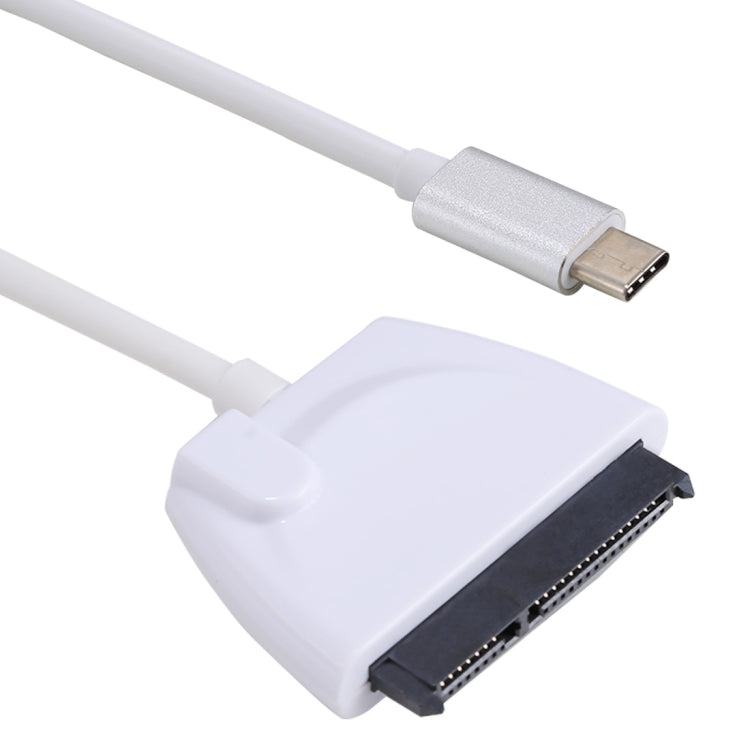 Convertidor de cable adaptador de disco duro USB-C / Type-C a SATA de 22 pines, longitud total: aproximadamente 23 cm