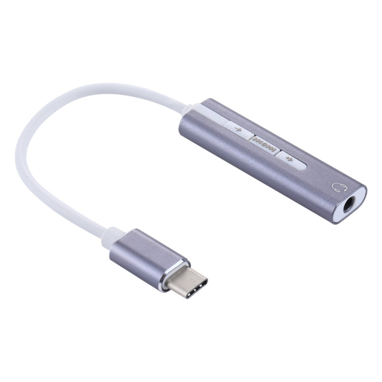 Carcasa de aluminio, conector de 3,5mm, USB-C externo/tarjeta de sonido tipo C, Adaptador convertidor de canales HIFI Magic Voice 7,1, unidad libre, USB Type-C Port Grey, USB Type-C Port Silver, USB Type-C Port Black