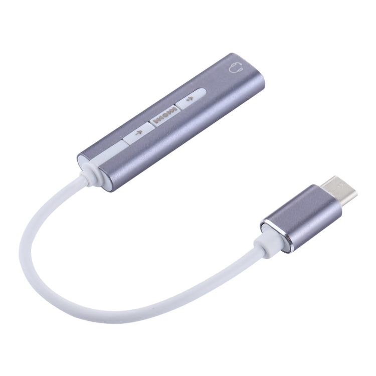Carcasa de aluminio, conector de 3,5mm, USB-C externo/tarjeta de sonido tipo C, Adaptador convertidor de canales HIFI Magic Voice 7,1, unidad libre, USB Type-C Port Grey, USB Type-C Port Silver, USB Type-C Port Black