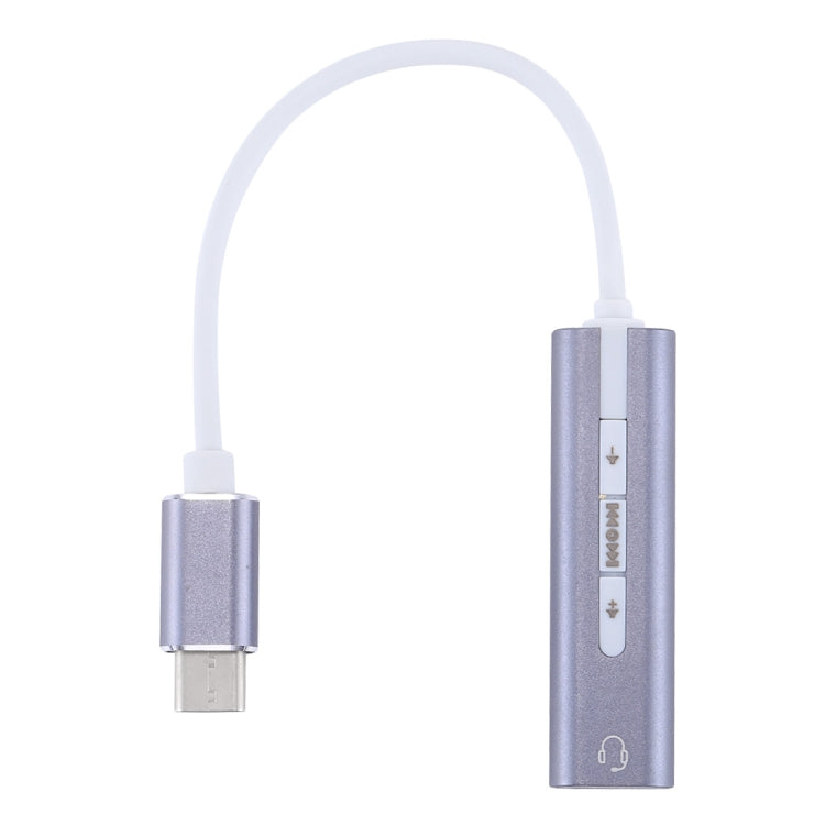 Carcasa de aluminio, conector de 3,5mm, USB-C externo/tarjeta de sonido tipo C, Adaptador convertidor de canales HIFI Magic Voice 7,1, unidad libre, USB Type-C Port Grey, USB Type-C Port Silver, USB Type-C Port Black