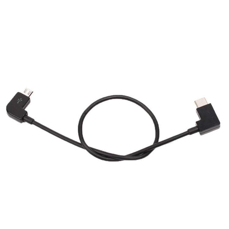 Conector de cable de datos de conversión Micro USB a USB-C / Type-C de 30 cm para control remoto DJI MAVIC PRO y SPARK, teléfonos inteligentes y tabletas, Micro USB to USB-C / Type-C