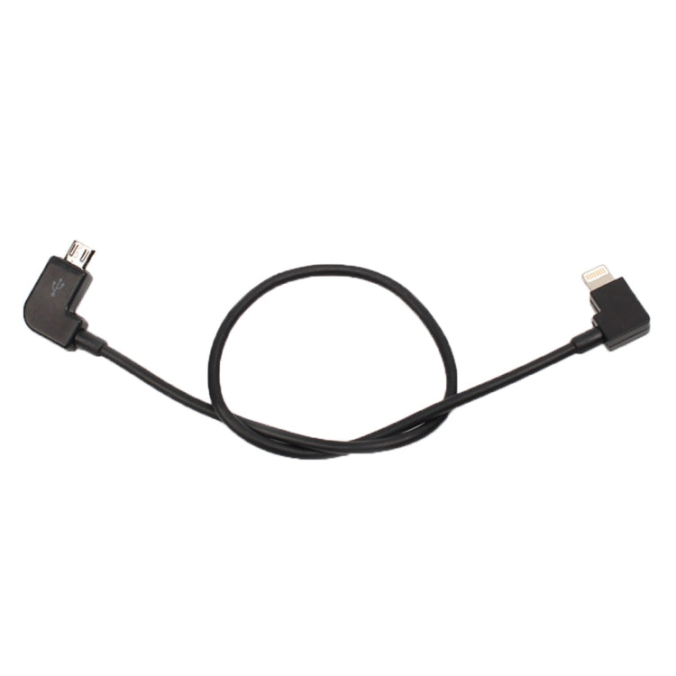 Conector de cable de datos de conversión de micro USB a 8 pines de 30 cm para control remoto DJI MAVIC PRO y SPARK y Mavic 2 Pro y Mavic 2 Zoom, iPhone, iPad, Micro USB to 8 Pin
