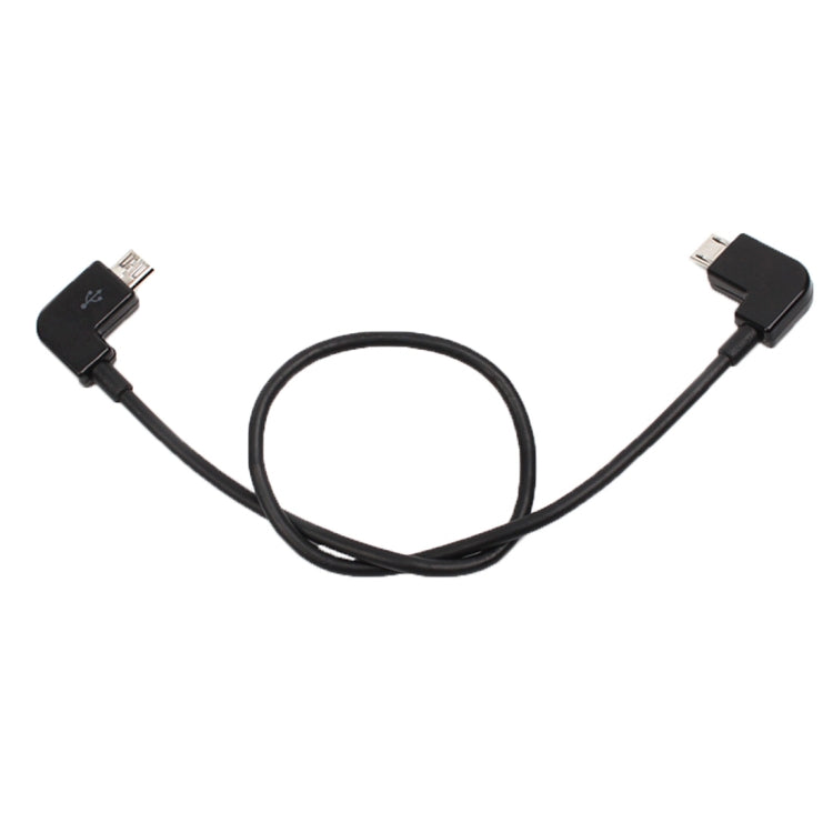 Conector de cable de datos de conversión Micro USB a Micro USB de 30 cm para control remoto DJI MAVIC PRO y SPARK, teléfonos inteligentes y tabletas, Micro USB to Micro USB