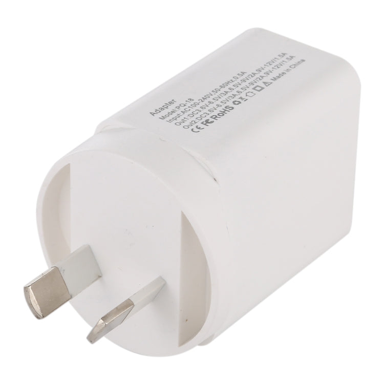 Adaptador de corriente de 18W Adaptador de enchufe Enchufe AU, AU Plug