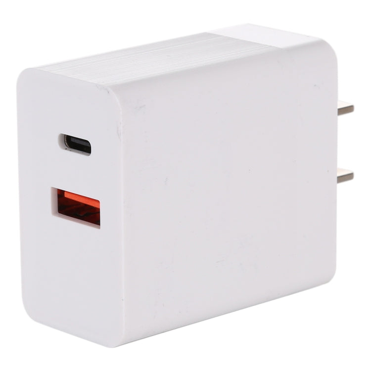 24W PD + QC3.0 Cargador rápido Adaptador de corriente Adaptador de enchufe Enchufe de EE. UU., 24W US Plug