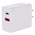 24W PD + QC3.0 Cargador rápido Adaptador de corriente Adaptador de enchufe Enchufe de EE. UU., 24W US Plug