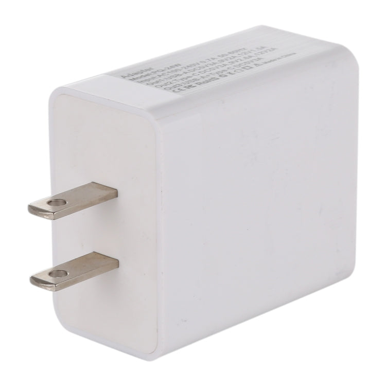 24W PD + QC3.0 Cargador rápido Adaptador de corriente Adaptador de enchufe Enchufe de EE. UU., 24W US Plug