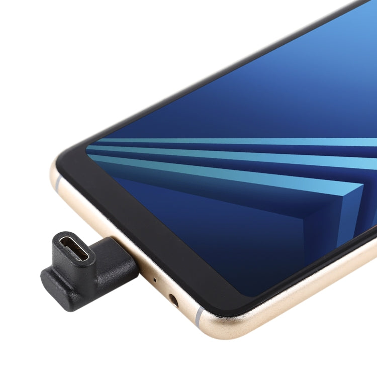 Adaptador de diseño de codo de extensión USB-C / Tipo-C hembra a macho