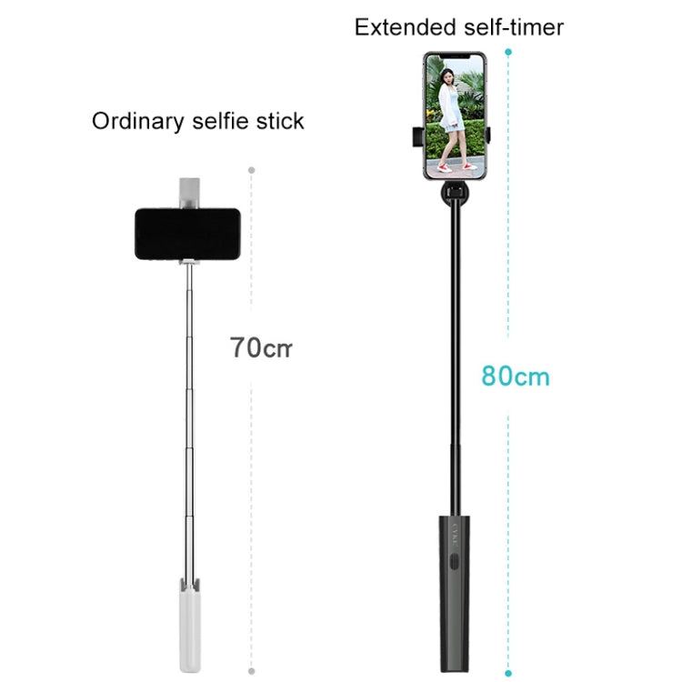 CYKE P9 Universal Estirable Oculto De Una Pieza Inalámbrico Bluetooth Selfie Stick