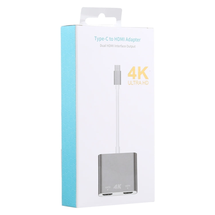 Salida de interfaz HDMI dual 4K Ultra HD a adaptador USB-C/Tipo-C, 9175B