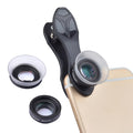 APEXEL APL-24X-H 2 en 1 Lente macro externa universal para teléfono móvil 12X y 24X con parasol