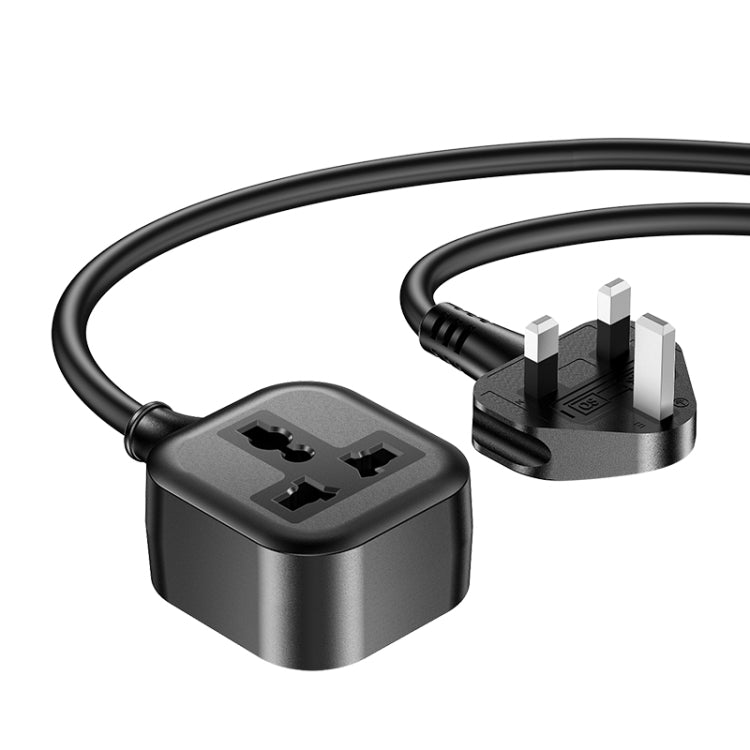 Yesido MC28 Cable de extensión de enchufe británico a enchufe de alimentación universal, longitud: 2 m, Length: 2m