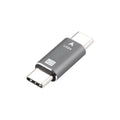 Convertidor de enchufe macho a macho USB-C / Type-C 4.0 Adaptador de sincronización de datos de 40 Gbps, Type-C Male to Type-C Male