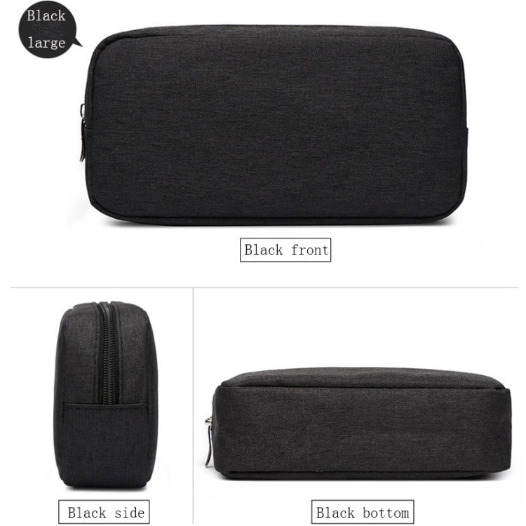 Cargador de auriculares multifuncional Cable de datos Bolsa de almacenamiento Paquete de energía, Tamaño: L, 23 x 11,5 x 5,5 cm