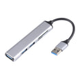 5 en 1 USB 3.0 a ranura para tarjeta SD / TF + 3 puertos USB 3.0 Estación de acoplamiento multifuncional HUB, USB 3.0