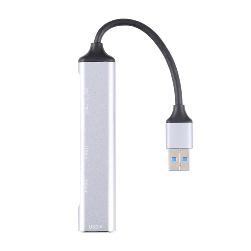 5 en 1 USB 3.0 a ranura para tarjeta SD / TF + 3 puertos USB 3.0 Estación de acoplamiento multifuncional HUB, USB 3.0