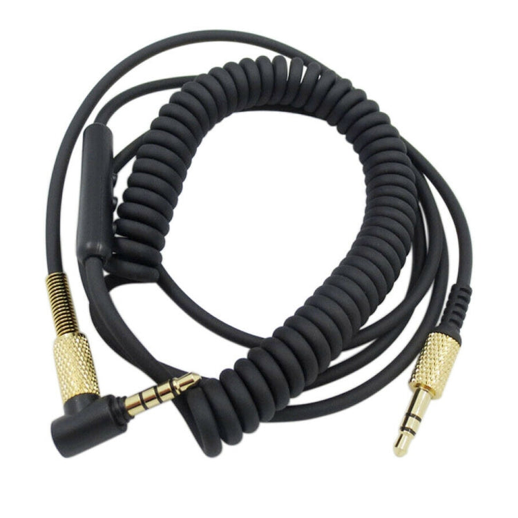 Versión de llamada controlada por cable Cable de auriculares macho a macho de 3,5 mm para auriculares Marshall, longitud del cable: 1,25 m-1,8 m, Wire-controlled Call Version