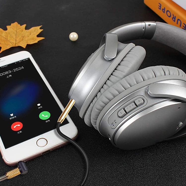 zs0110 Para AKG Y40 y Creative Aurvana Live2 y Bose QC25 Versión estándar Cable para auriculares de 2,5 mm a 3,5 mm, Longitud del cable: 1,5 m, Standard Version