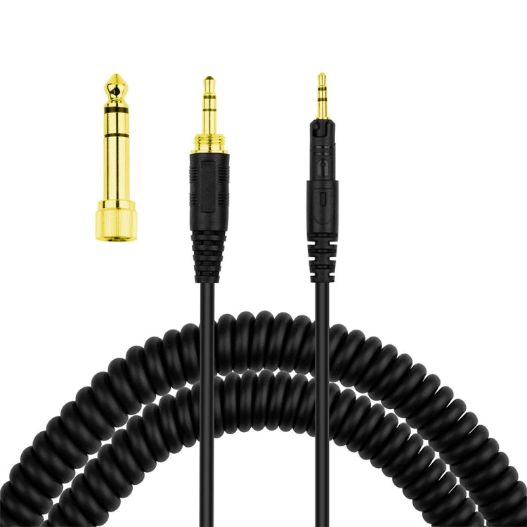 ZS0088 para cable de audio para auriculares con resorte Audio-Technica ATH-M50X / ATH-M40X, longitud del cable: 1,4 m-3 m, ZS0088