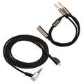 ZS0135 2 en 1 para SteelSeries Arctis 3 / 5 / 7 Cable de audio para auriculares + Juego de cables adaptadores para auriculares, Audio Cable + Adapter Cable