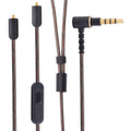 ZS0114 para Sony XBA-N3AP / XBA-N1AP Cable de audio para auriculares con control de cable macho a MMCX de 3,5 mm, longitud del cable: 1,2 m