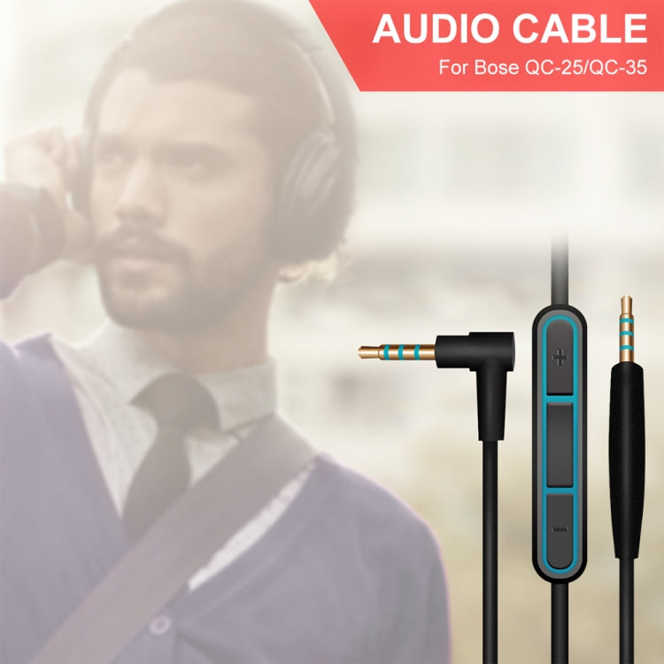 Cable de audio ZS0009 de 3,5 mm a 2,5 mm para Boshi QC25 QC35 OE2 LIVE2 AKG Y50 Y40