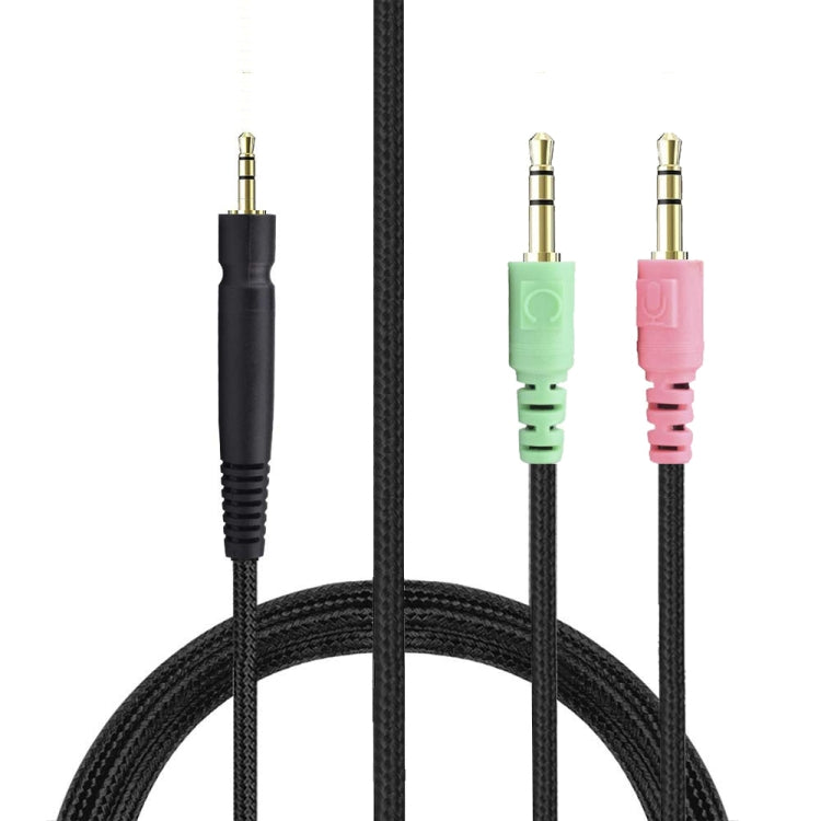 ZS0076 Cable de auriculares para juegos versión PC para Sennheiser PC 373D GSP 350 GSP 500 GSP 600 G4ME ONE GAME ZERO, PC Version