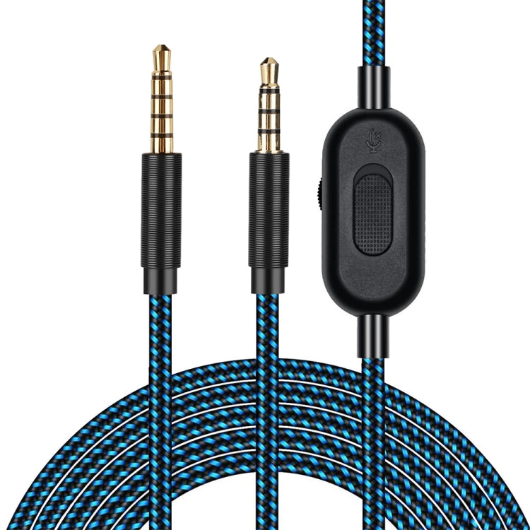 ZS0162 Versión de control por cable Cable de audio para auriculares para juegos para Logitech Astro A10 A40 A30, Wired Control Version