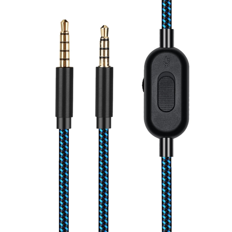 ZS0162 Versión de control por cable Cable de audio para auriculares para juegos para Logitech Astro A10 A40 A30, Wired Control Version