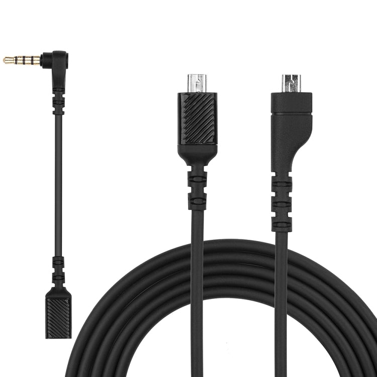 Cable de conexión de tarjeta de sonido ZS0167 + Cable adaptador para auriculares Steelseries Arctis 3 5 7, Sound Card Cable + Adapter Cable