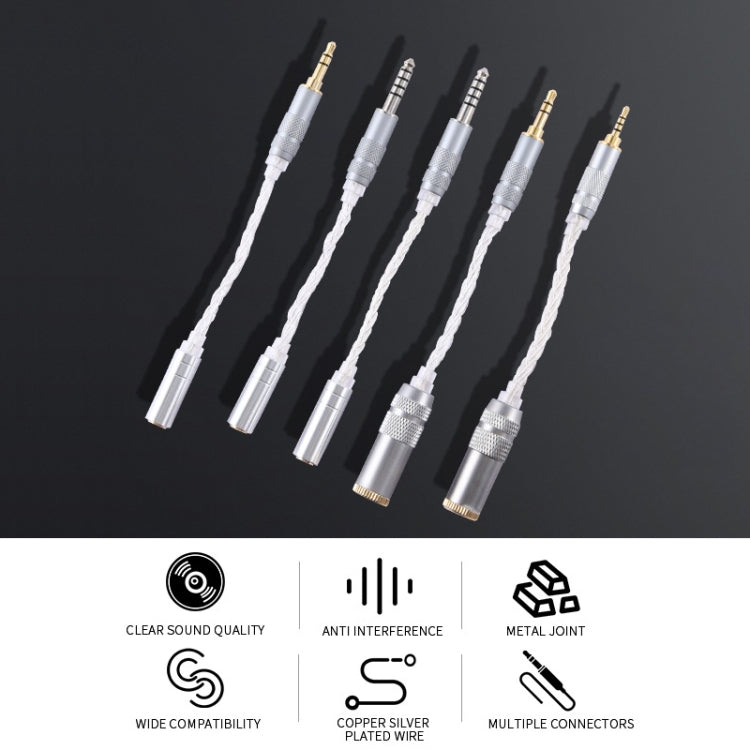 Cable adaptador de equilibrio ZS0021 macho de 4,4 mm a hembra de 3,5 mm, 4.4mm Male to 3.5mm Female