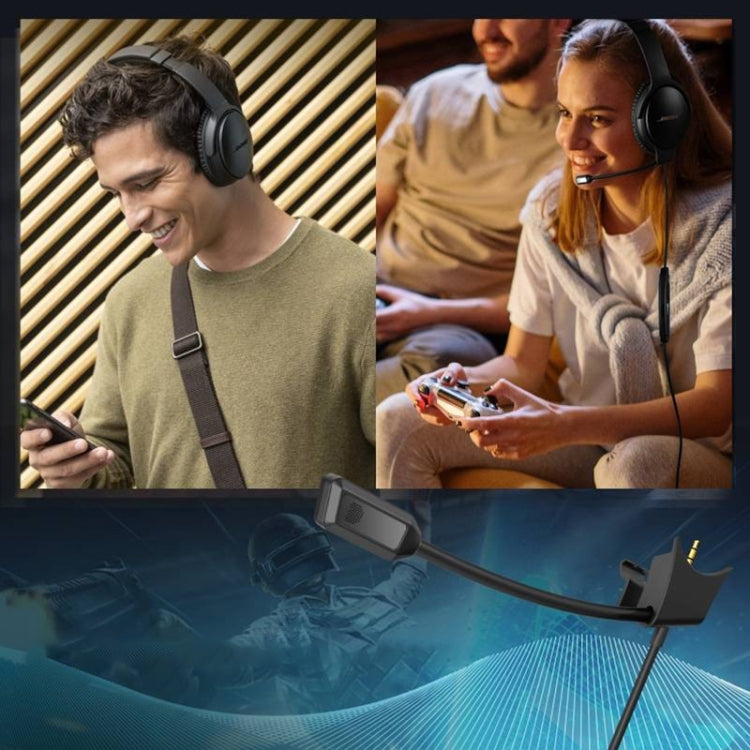 Cable de auriculares con cancelación de ruido para juegos ZS0217 para BOSE QC35I / QC35II