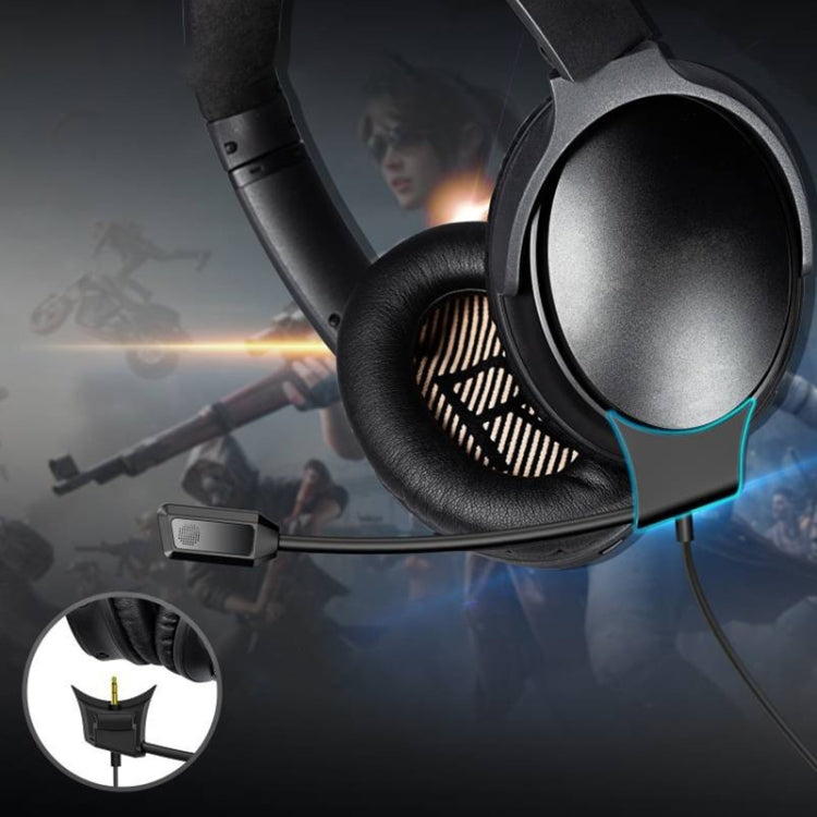 Cable de auriculares con cancelación de ruido para juegos ZS0217 para BOSE QC35I / QC35II