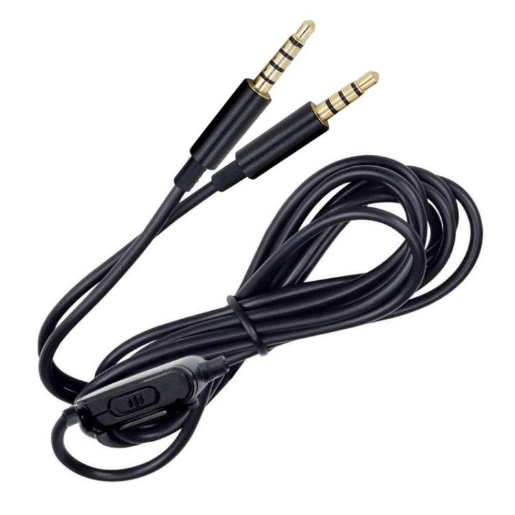 ZS0086 Versión de control de volumen Cable de audio para auriculares para juegos para Logitech Astro A10 A40 A30, Volume Control Version