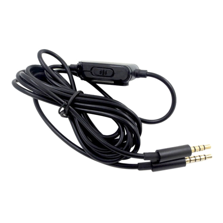 ZS0086 Versión de control de volumen Cable de audio para auriculares para juegos para Logitech Astro A10 A40 A30, Volume Control Version
