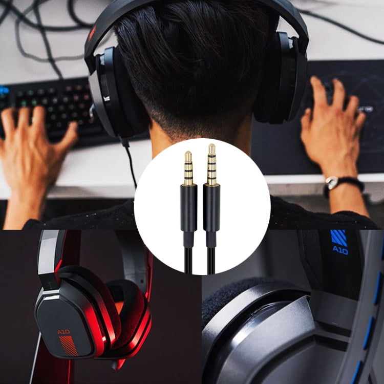 Cable de audio para auriculares para juegos versión estándar ZS0086 para Logitech Astro A10 A40 A30, Standard Version