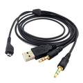 Cable de audio para auriculares de 3 clavijas ZS0224 para SteelSeries Arctis 3/5/7/Pro, ZS0224